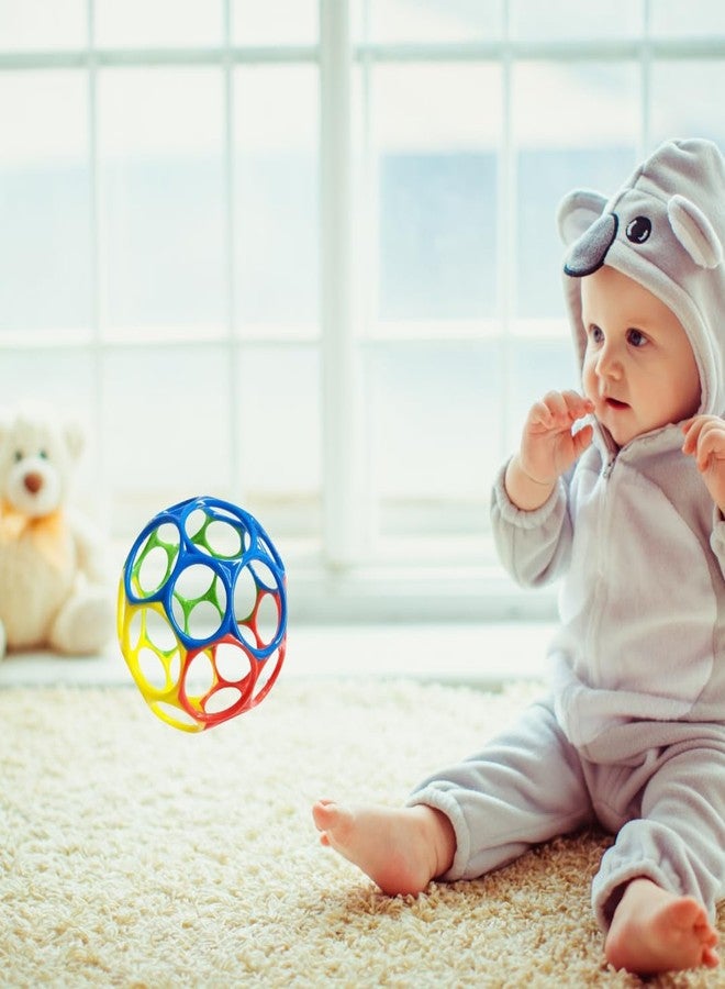 DAONPHARI O-Ball Classic Baby Sensory Rattle - BPA-Free Grabbing & Shake Ball with Bell for Infants & Kids - Image 5